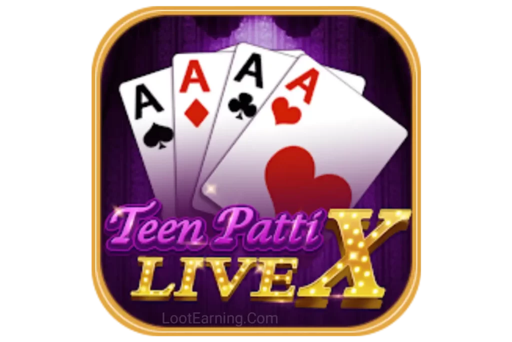 Teen Patti Live X Logo Png  - All Teen Patti App