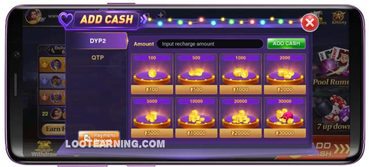 Happy Ace Casino APK Add Money Program