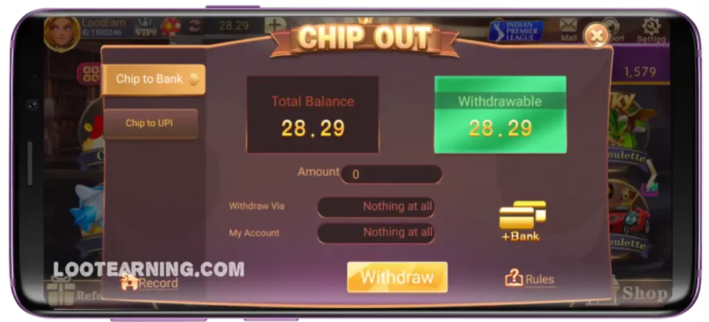 super cricket rummy chips out