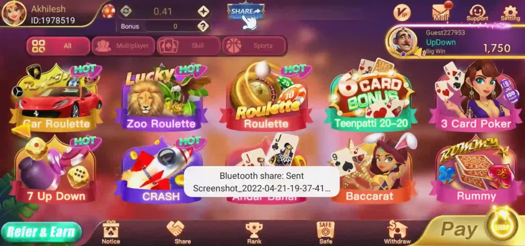 teen patti modern supported game
