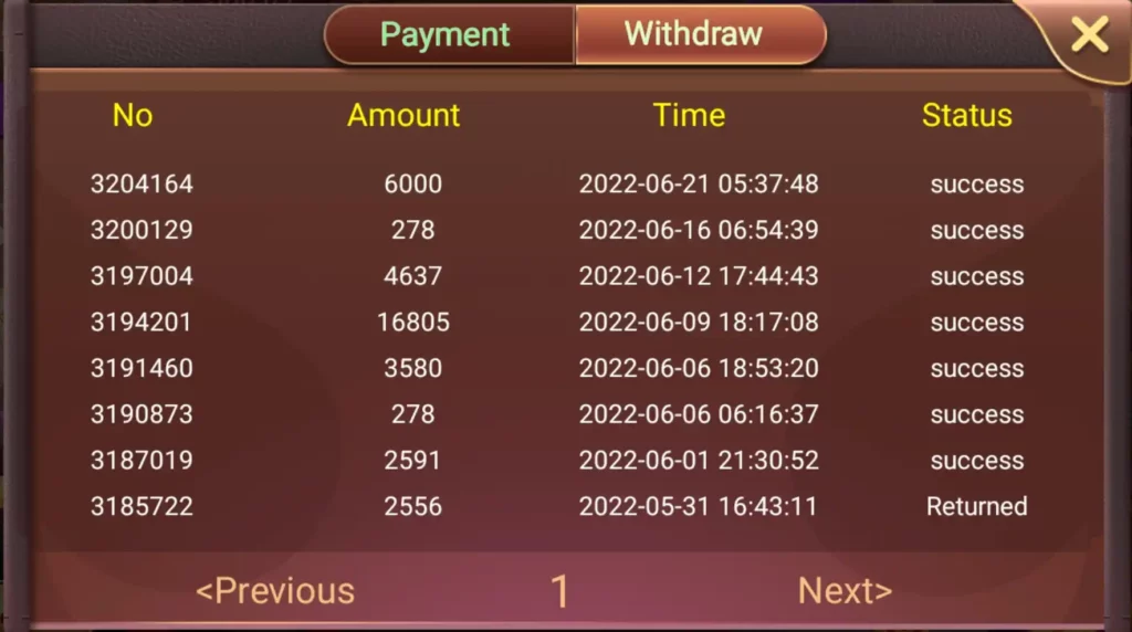 royally rummy - payment proof