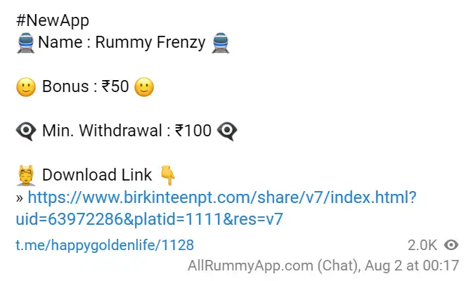 Rummy Frenzy App Download