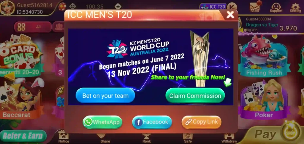 Mega Winner ICC T20