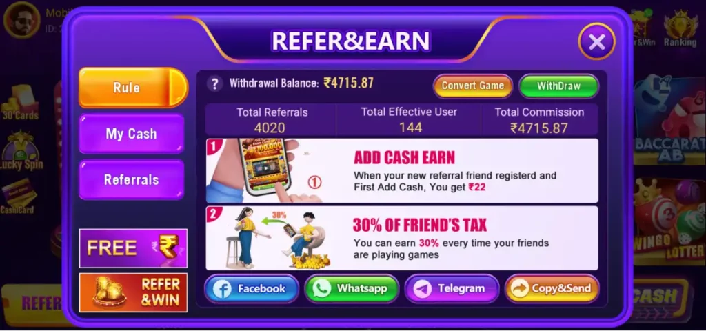 rummy-paisa-refer-earn